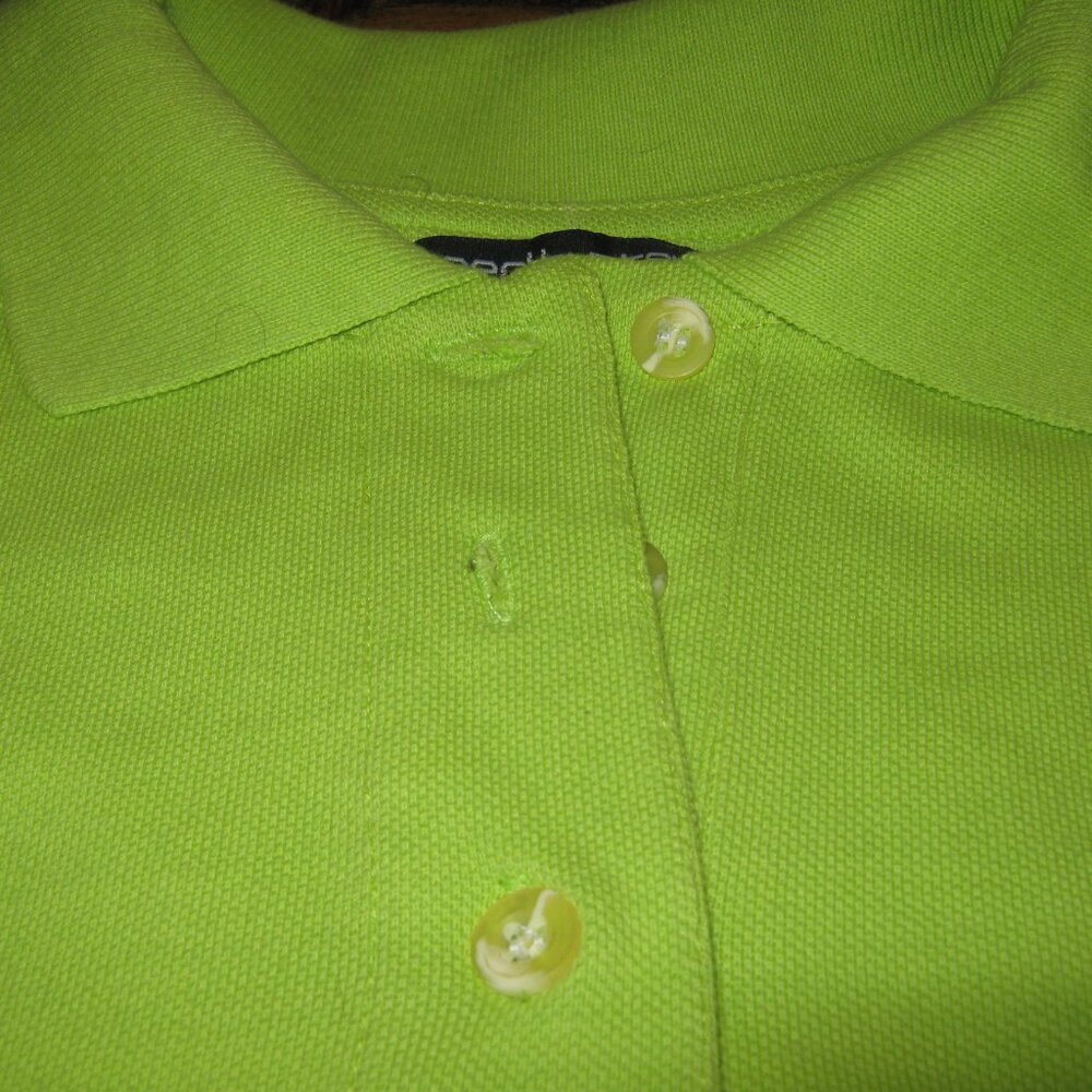 Never Worn - Lime Green Women's Reed Hunter Golf Polo Shirt - XL- Tunic Length - Picture 2 of 4